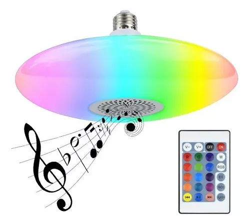 comprar Lampara Ovni Con Rgb, Parlante, Bluetooth 24w Tu Lugar Store