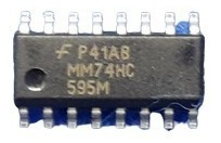 Mm74hc595m Soic-16 Original H4-12 Ric