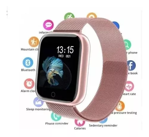 Relógio Smartwatch P80 Original App Da Fit + Tela Touch + 02 Pulseiras +  Envio Imediato - Conecta em em Promoção na Americanas