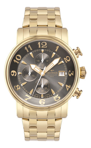 Relógio Technos Masculino Grandtech Dourado - Js15ena/1p