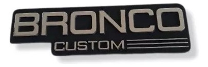 Emblema Letras Bronco Custom