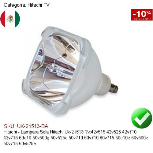 Lampara Compatible Hitachi Ux-21513 Tv42v515 50c10 50v710