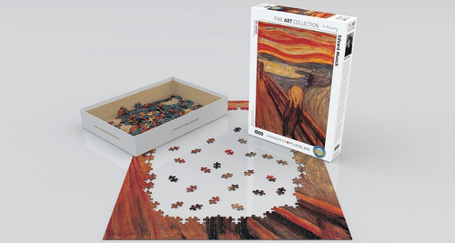 Imagen 2 de 2 de Rompecabezas - Eurographics - The Scream, 1000 Piezas