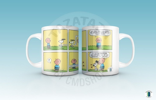 Imagen 3 de 4 de Taza Mug Snoopy Peanuts. Diseños Sublimados Cerámica Calidad