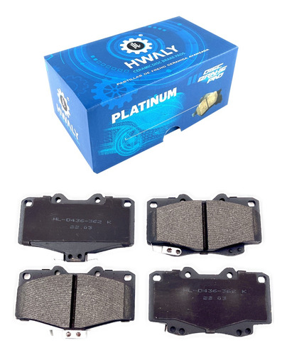 Pastillas De Freno Delantera Toyota Hilux 2.5 Diesel 97/02