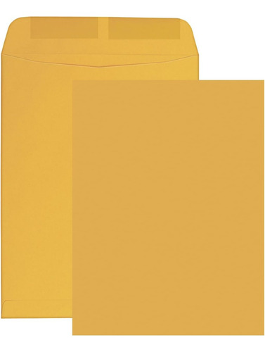 Envelopes De Catálogo Colombiano, Selo Gomado, 6 X 9, Kraft