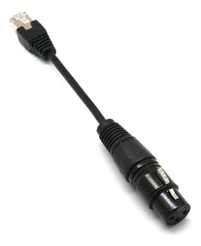 Cable Adaptador Xlr Dmx 3 Pines (hembra) A Rj45 (macho)