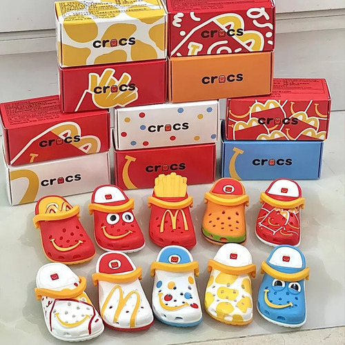 Mcdonalds Mini Crocs Keychain Happy Meal Toys Completed Toy