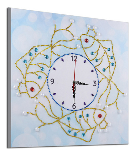 Reloj De Pared L Clock Kits Con Pintura De Diamantes En 5d A