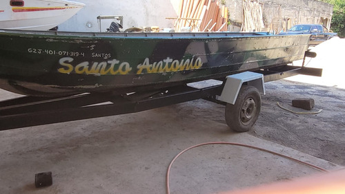 Barco De Pesca De Aluminio , Tipo Bote Para Ate 3 Pessoas .