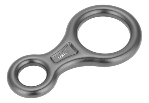 Alomejor Escalada Rappel Safety 35kn Monta?ismo Escalada Figura 8 Cuerda Descensor Anillo(gris) Herramienta De Escalada