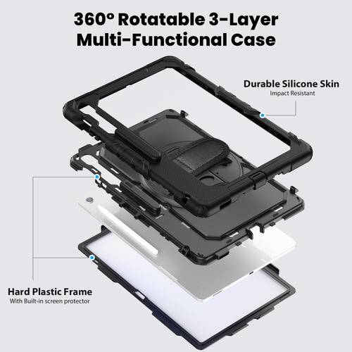 Mica+funda Para Galaxy Tab S10 Fe+/ S10 Fe Plus 13.1 (2025)