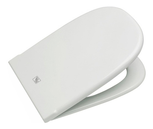 Tapa Asiento Derpla Inodoro Dama Mdf Herrajes Cromo Color Blanco