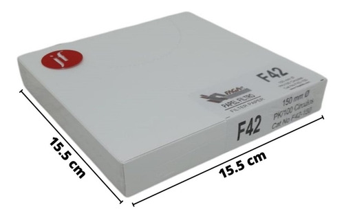 Papel Filtro Cuantitativo C/100 Fagalab F42-150