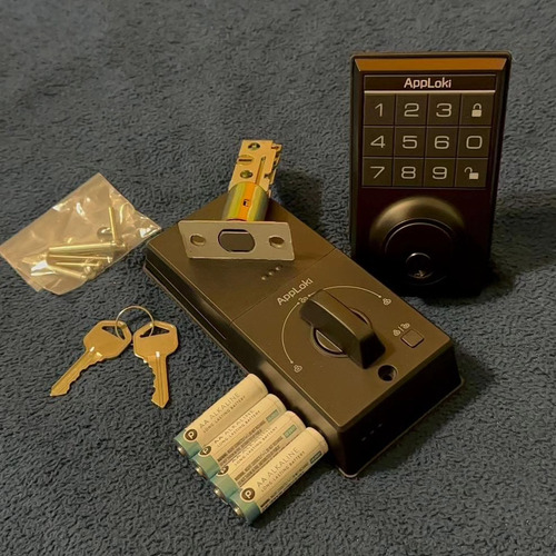 Cerradura Digital Con Pin De Acceso Habitación Moderna