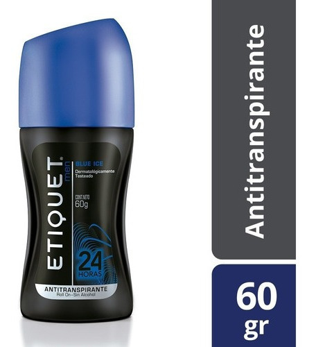 Etiquet Men Blue Ice Antitranspirante Roll On 60g