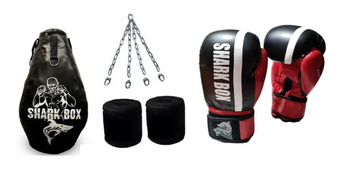 Kit Boxeo-kick Boxing-mma-muay Thai-bolsa Gota Llena+guantes