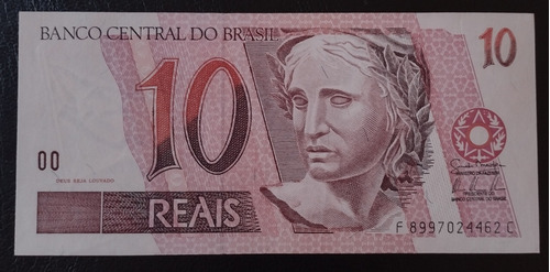 Billete De Brasil De 10 Reales Primer Diseño 