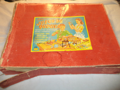 Antiguo (circa 1950) Juego De Química (Usado)