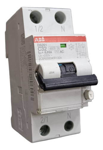 Disyuntor Conmutador Abb Ds201 C32 Ac30 Disyuntor L+n 230v