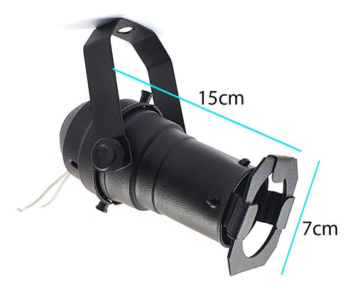 Canhão Refletor Spot Micro Par 16 Gu10 Com Lâmpada Led 6w