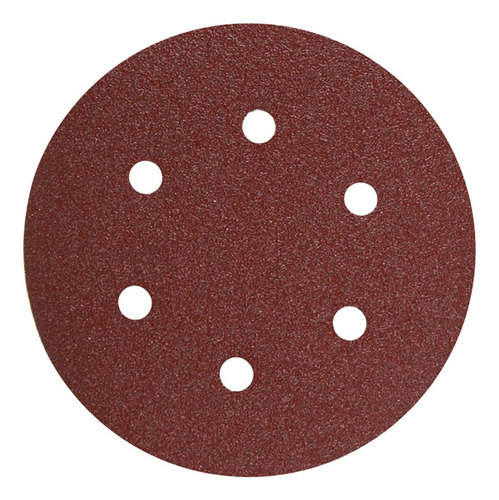 Sr6r060 5-piece 60 Grit 6 In. 6 Hole Hook-and-loop Sanding D