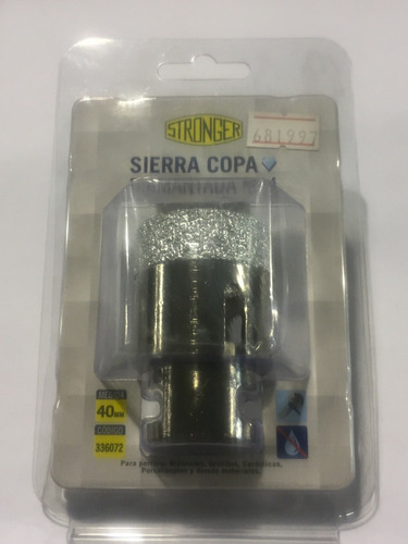 Sierra Copa Diamantada P/amoladora 40 Mm M14 336072