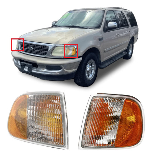 2 Luz Esquina Direccional Para Ford Expedition F150