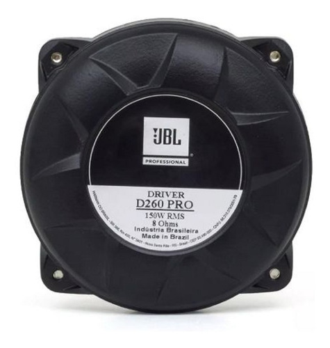 Driver Jbl Selenium D 260 Pro 300 Watts 150 Rms *yulmar*