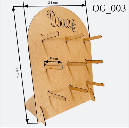 4 Doneros Og 003 Candybar Articulos Individuales Mdf Og 003 Donero
