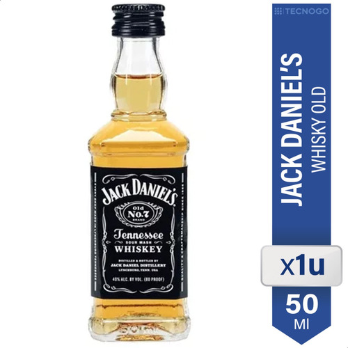 Whisky Miniatura Jack Daniels Nro 7 50ml Whiskey Botella