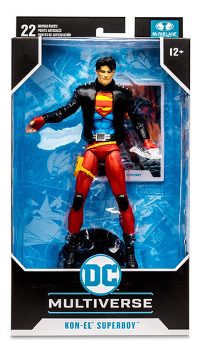 Figura 18cm. Articulado Dc Multiv-kon-el Superboy