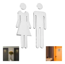 Comprar Letreros Para Baño De Hombres Y Mujeres Letreros De Inodoros