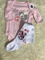 Comprar Lote Bodys Bodi Gap + Medias Can Can C\u002Fdiseño 0-3meses