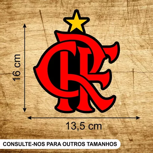 Kit 2 Adesivos Vinil Refletivo Carro Flamengo Crf Futebol