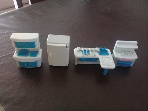 Set De Mini Cocina Para Muñecos Pequeños