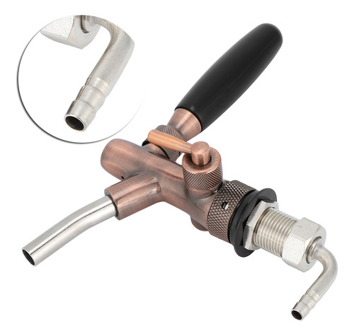 Torneira De Cerveja G5/8 Thread Adjustable Tap Color Bronze