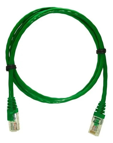 Kit 10 Peças Patch Cord Cat6 1,5mt Verde Certifica Fluke