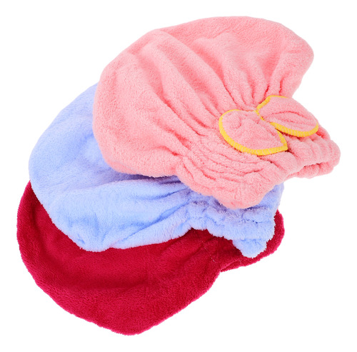 Toallas De Baño De Secado Rápido Con Gorro De Princesa, 3 Un