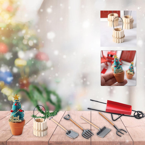 Miniavaliações De Decoração De Casa De Bonecas De Natal