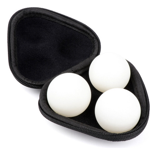 (bl) Caja De Tenis De Mesa Para Guardar 3 Pelotas De Ping-po