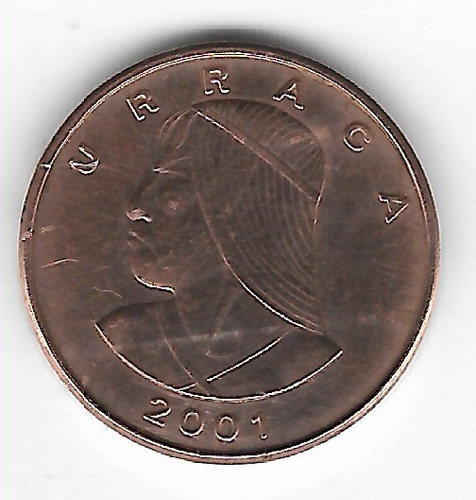 Moneda Panama 1 Centavo Cobre 2001 