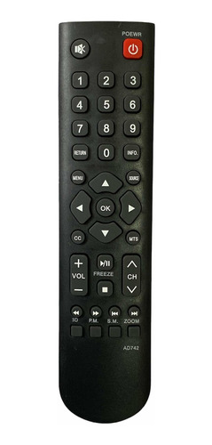 Control Remoto Para Tv Recco Hyundai Master Kalley G Ad742
