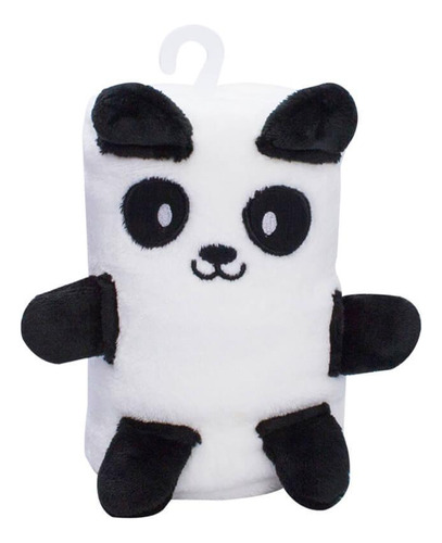 Cobertor Bebe Amigo Manta Infantil Camesa 75x100 Panda