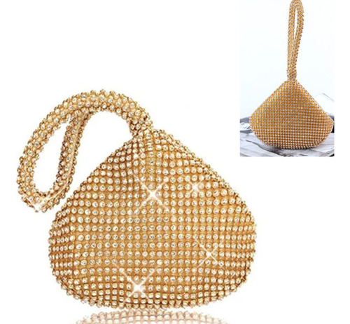 Cartera De Mano Moderna Con Diamantes De Imitación Brillante