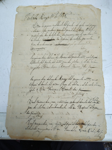 Documentos Antiguo 1845 L (Usado)