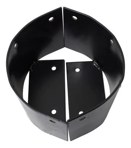 Base Atornillable Poste 7 Palo Rolizo 17cm Tirante Madera