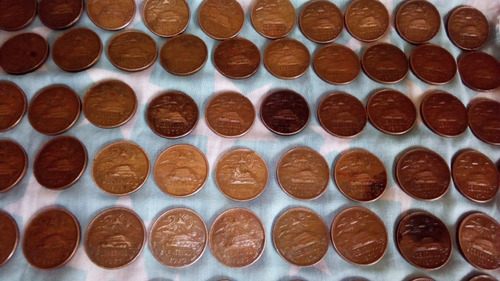 Monedas De 20 Centavos Mexicanos Cobre Lote De 10 Por 100 