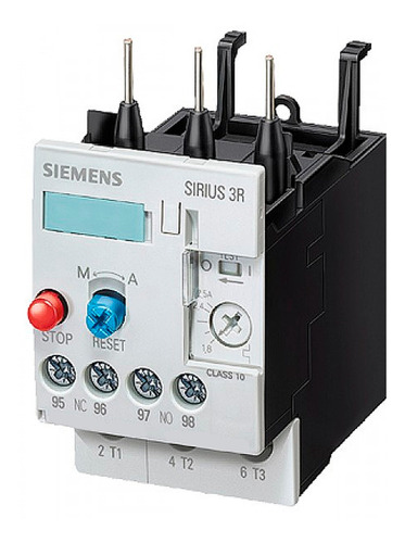 Ajuste del relé de sobrecarga térmica: 9-12.5a Siemens 3ru1126-1kb0