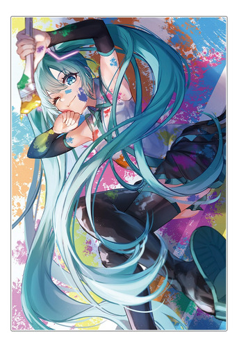 Pack Poster Anime Hatsune Miku X5 (47 Cm X 32 Cm)